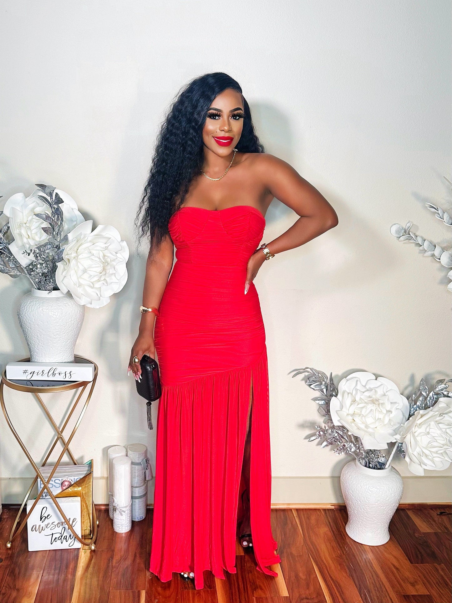 THE POWER RUSH EVENING DRESS