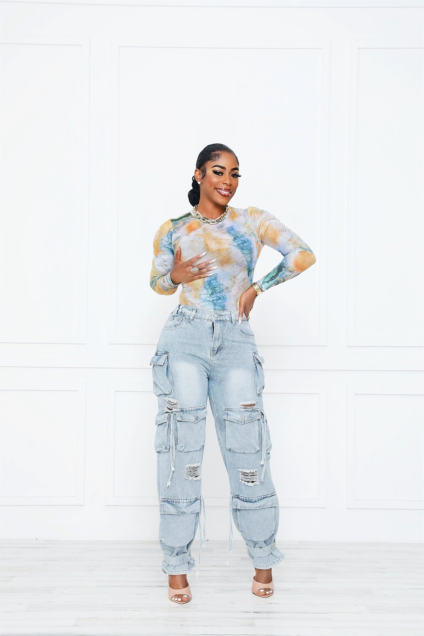 EASY WEAR MESH BODYSUIT