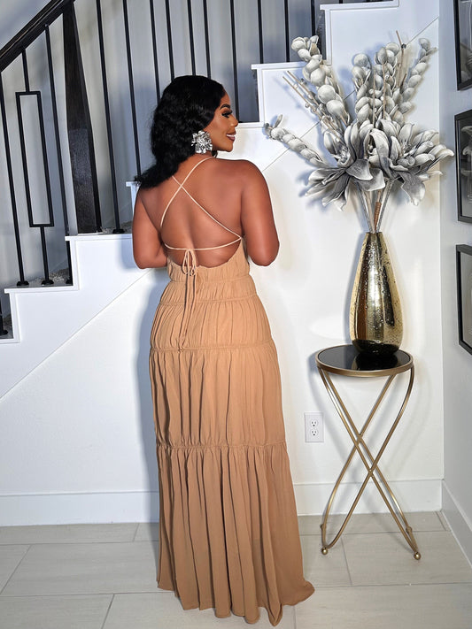 TULUM VIBES MAXI CHIFFON DRESS