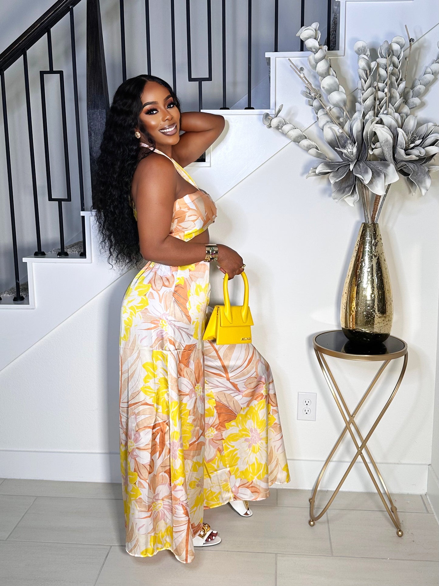 MATERIAL GIRL TUBE WIDE LEG PANTS SET