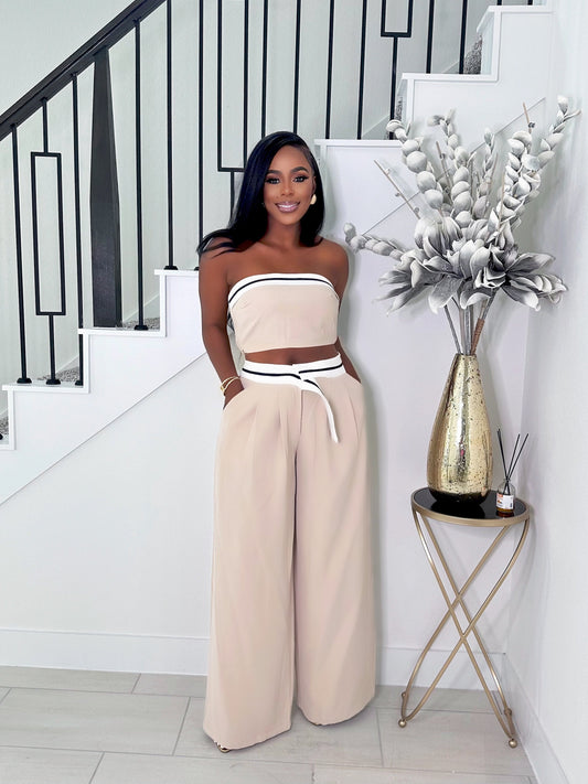 DRESS TO IMPRESS LONG PANTS SET