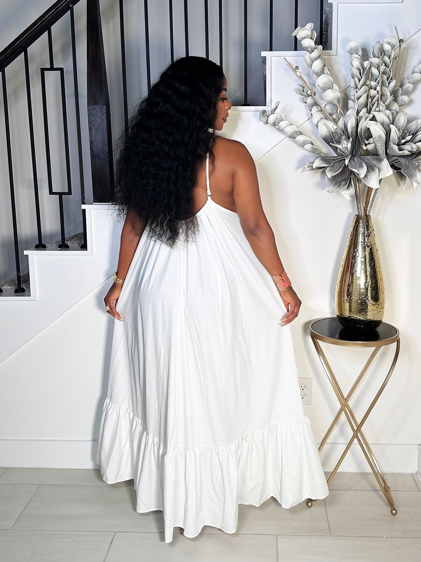 GIVE ME MY FLOWER MAXI ONE SIZE DRESS