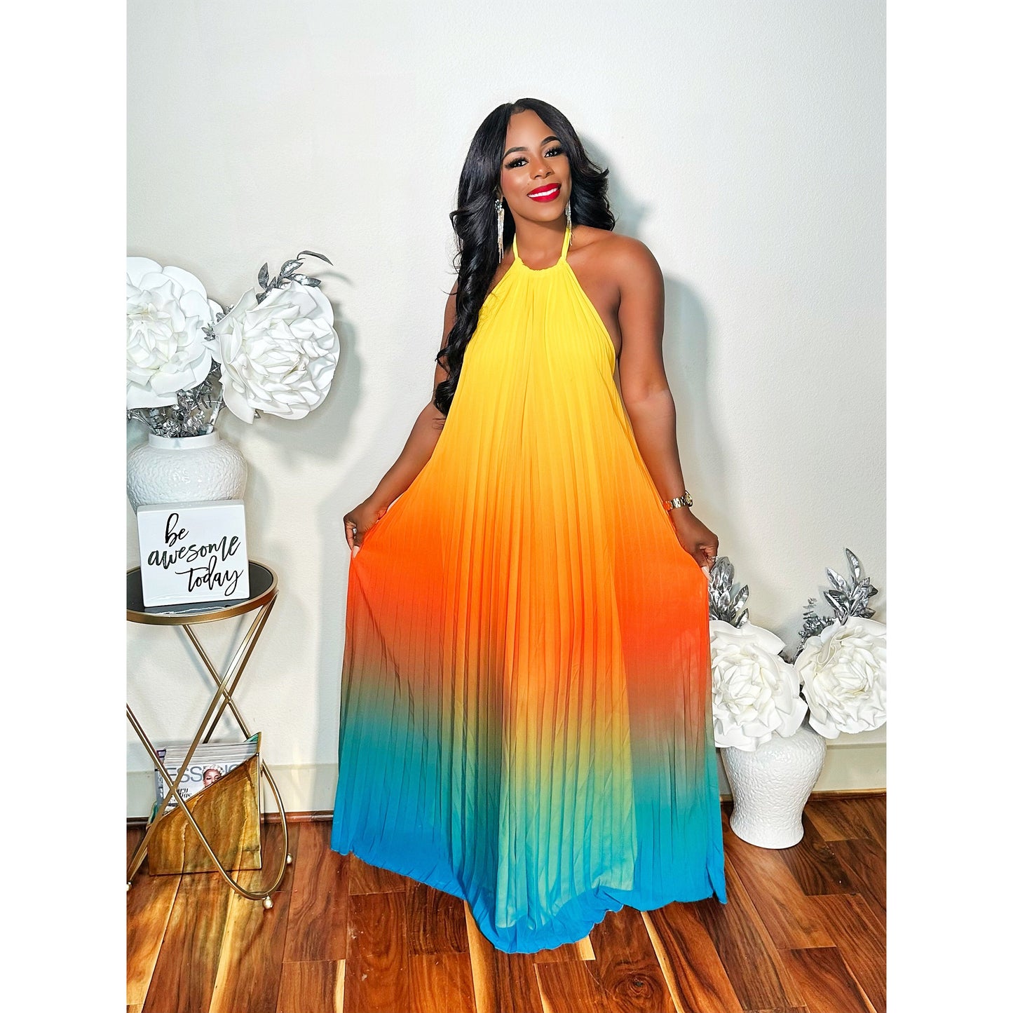 THE HOTTEST OMBRE MAXI DRESS