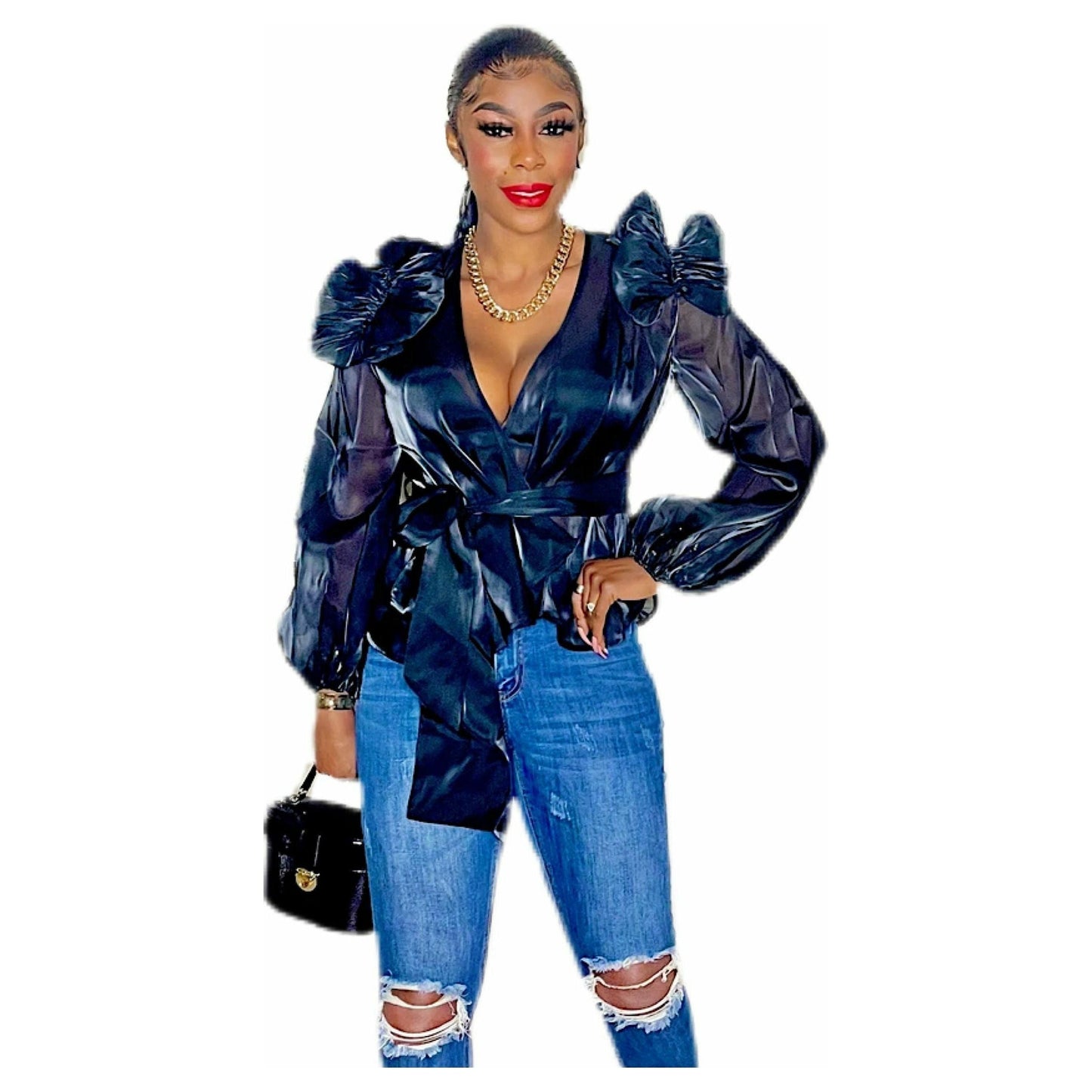 THE RUFFLE EFFECT (BLACK)