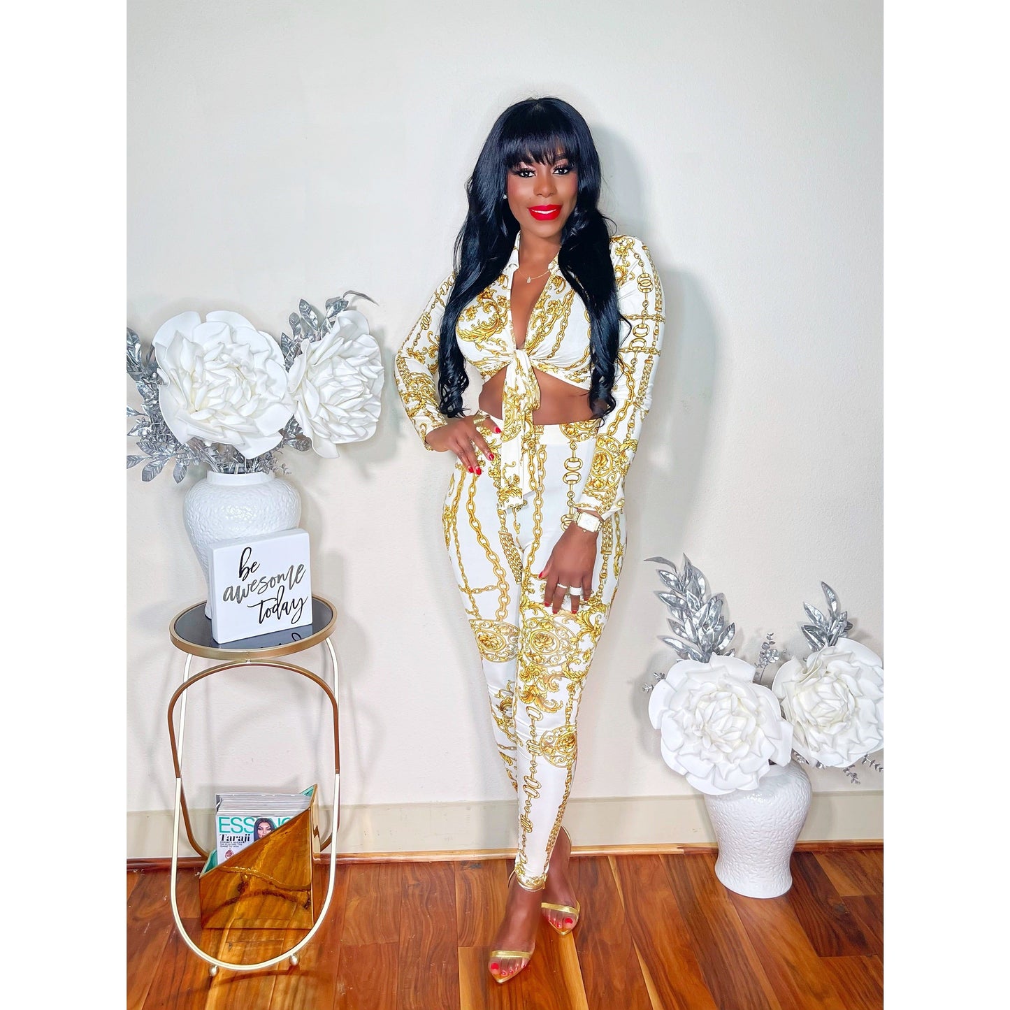 WALK IN CHAINS LEGGING SET