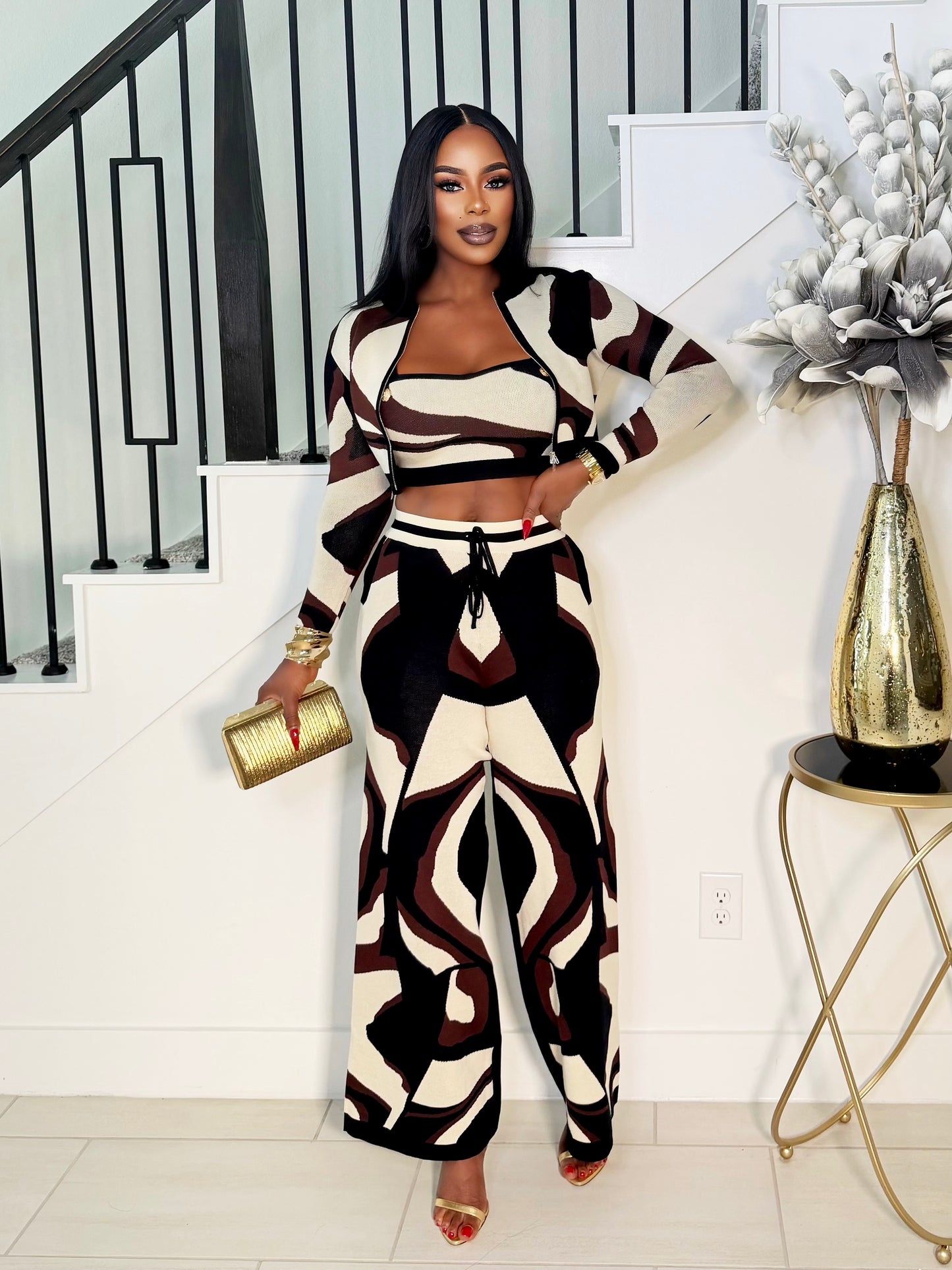 MICHELLE 3 PIECE PANTS SET