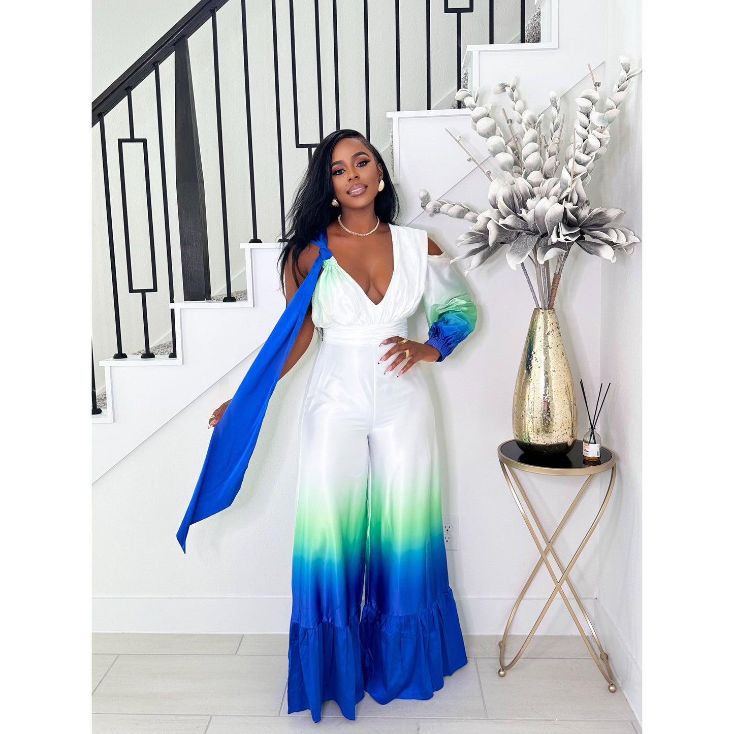 OCEAN BREEZE WIDE LEG JUMPSUIT