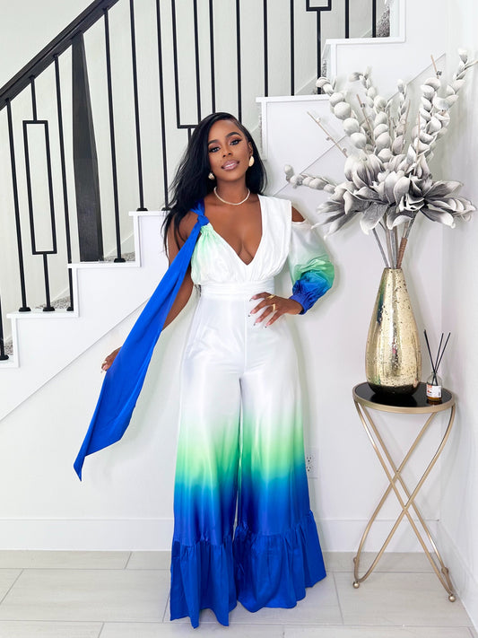 OCEAN BREEZE WIDE LEG JUMPSUIT