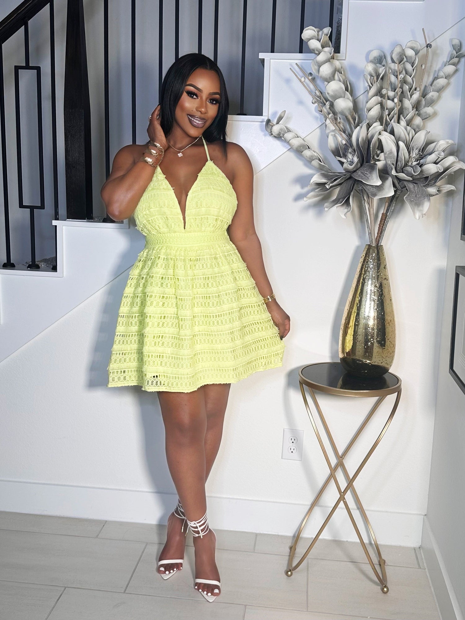 NEON FOR THE WIN BACKLESS MINI DRESS B-L-U-SH BY JOELLE NEON FOR THE WIN BACKLESS MINI DRESS B-L-U-SH BY JOELLE