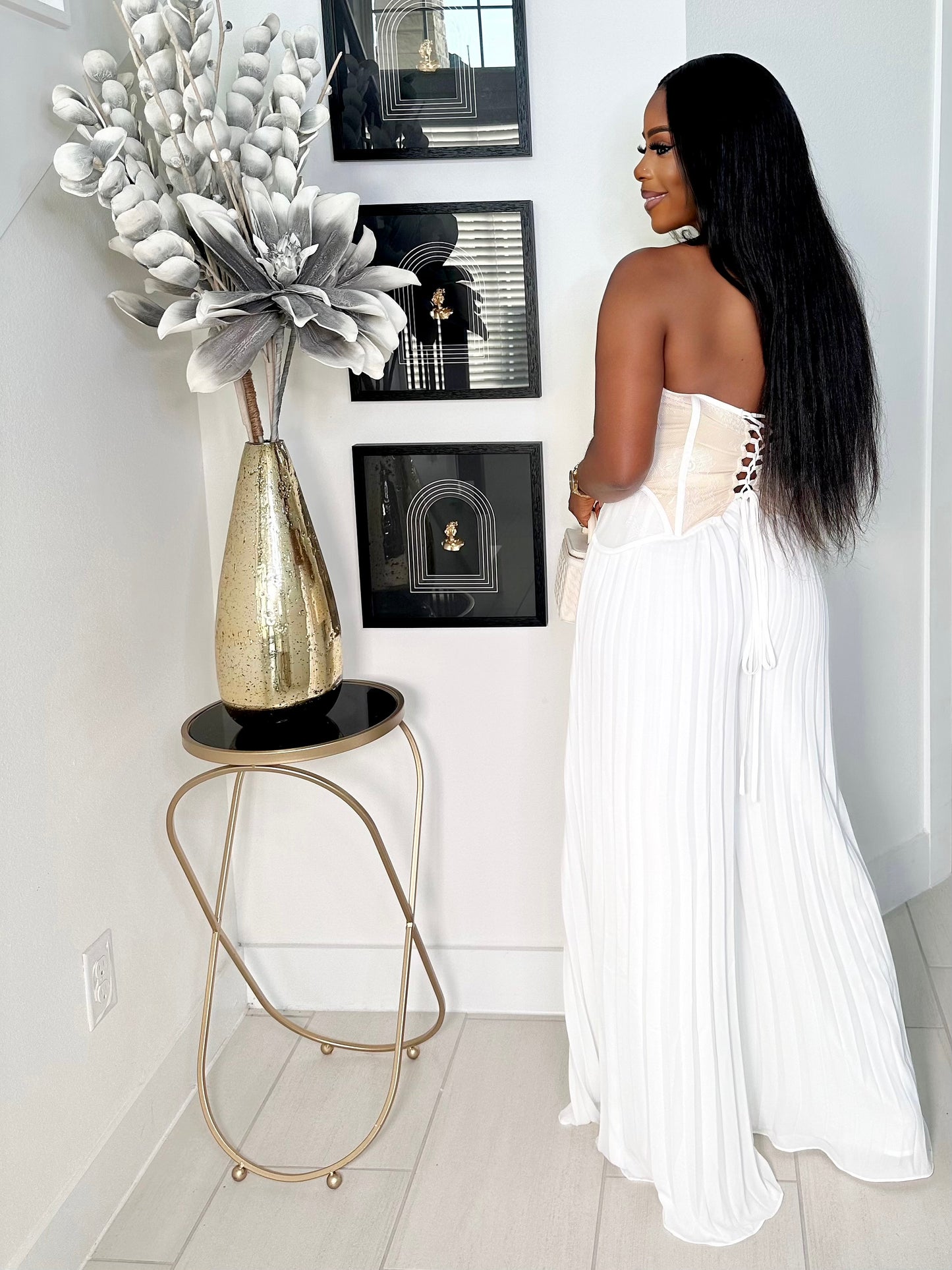 MAKE ME YOURS PLEATED PANTS SET