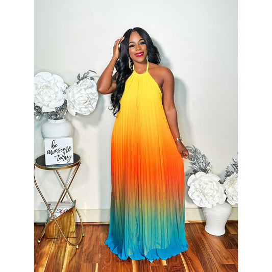 THE HOTTEST OMBRE MAXI DRESS