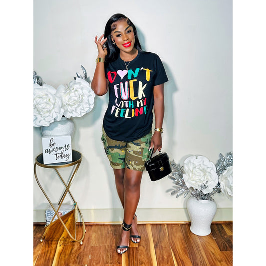 MY FEELINGS T-SHIRT (BLACK)